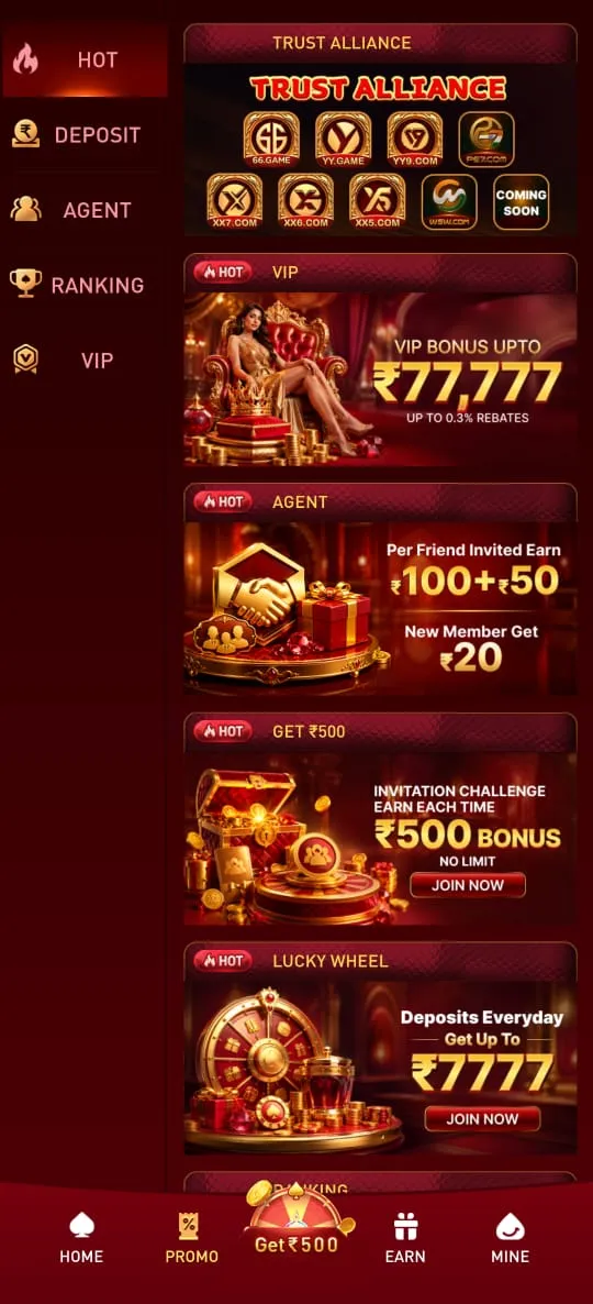 W5W App gaming platform